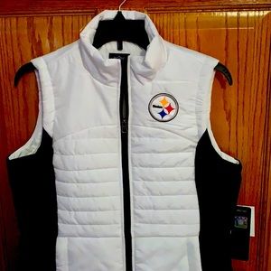 NFL WOMENS STEELERS VEST-NWT